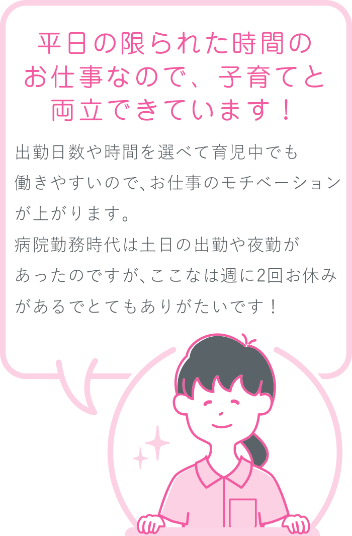 ここなのスタッフBの声